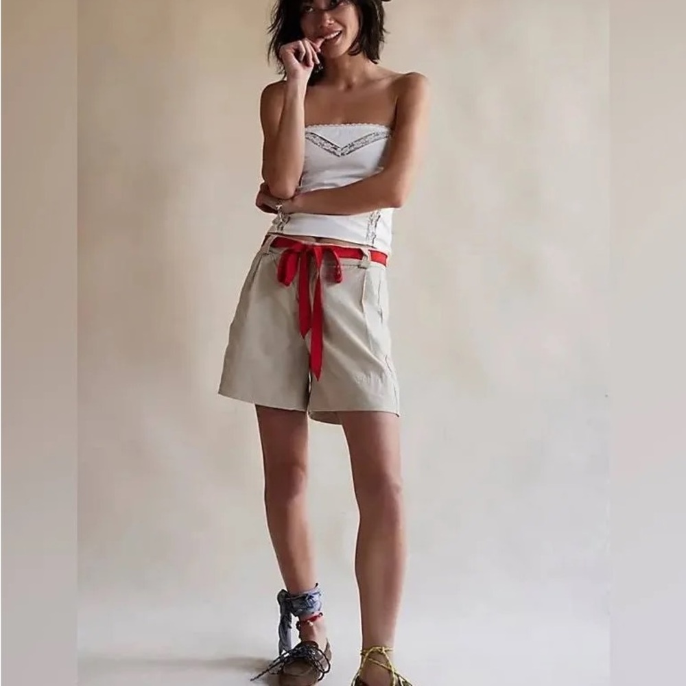 Brand New Free People Perfect Prep Trouser Short - Picture 5 of 10